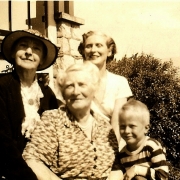 Aunt Lucie, Angel Euphemia, Mother and Peter Circa 1951
